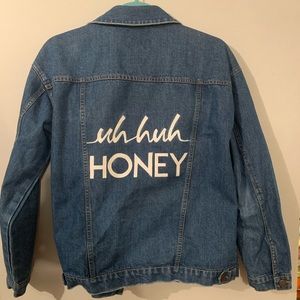Custom jean jacket
